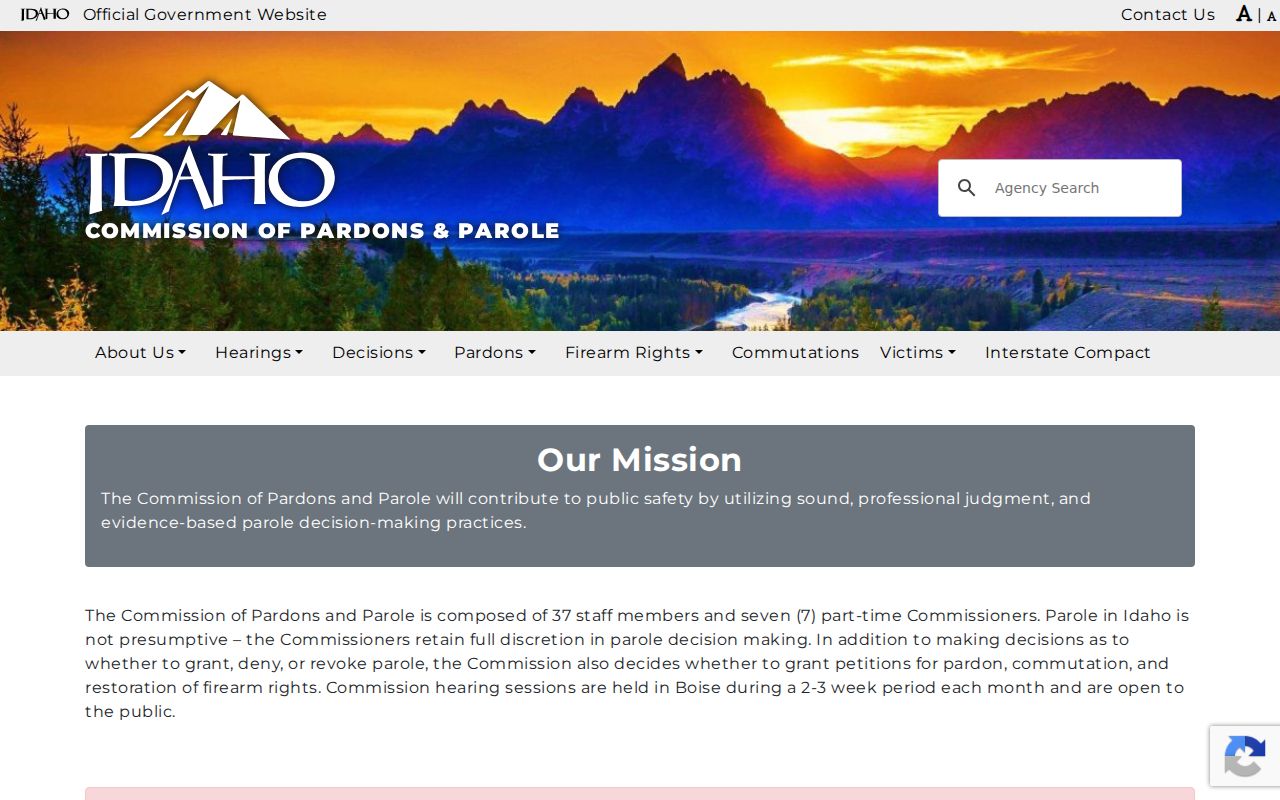Idaho parole authority compared with Blaine County registry records